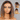 Megalook Brown Ombre Short 13x5 Bob Lace Front Wig Straight 12 Inch With Pre-Cut C-Shape Ear & Elastic Drawstring