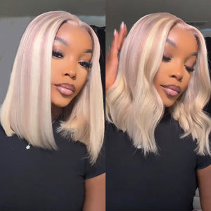 10/613 Blonde Highlight Bob Wig Various Styles
