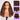 Brown Highlight Water Wave 13x6 Glueless Wig With Finger Coil Ends Details