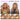 Milk Tea Brown With Blonde Highlights 13x6 Glueless Wigs Parting Free