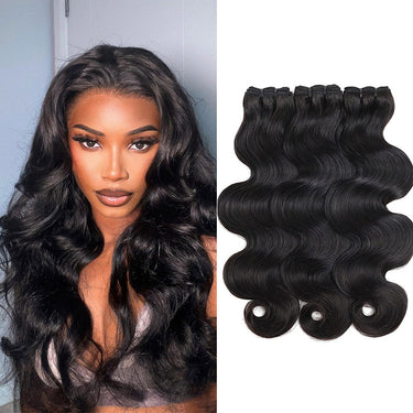 Megalook 100% Unprocessed Super Double Draw Hair 15A Grade Body Wave Human Hair 3 Bundles Deal