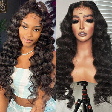 Pre Cut Lace | Glueless 6X5 HD Lace Wig Loose Deep Wave Human Hair Easy Wear And Go Wig