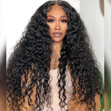 Glueless Water Wave/Loose Curly Wig 10x6 Parting Max Lace Wig Pre Bleached Tiny Knots (No Code Needed)