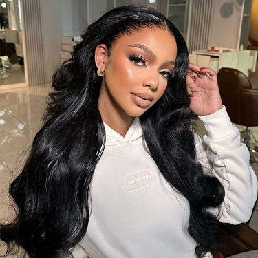 Transparent Lace Frontal Wigs Body Wave 13x4 Human Hair HD Melted Lace Wig
