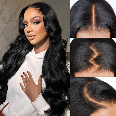 Transparent Lace Frontal Wigs Body Wave 13x4 Human Hair HD Melted Lace Wig