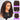 Brown Water Wave 13x6 Glueless Wig With Finger Coil Ends Details