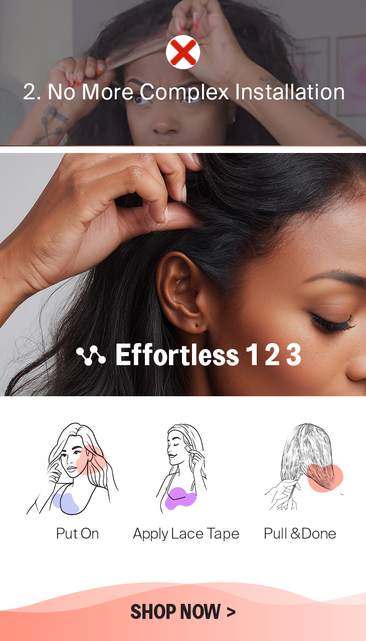 Effortless 13x6 Three Go Glueless Wig On M Page