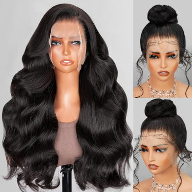 {Super Deal}360 Lace Front Human Hair Wigs Body Wave 180% Wig Pre Plucked With Baby Hair