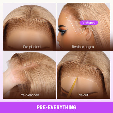 Milk Tea Brown 13x6 Glueless Wig Pre-Everything