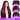 Plum Wig Parting Everywhere