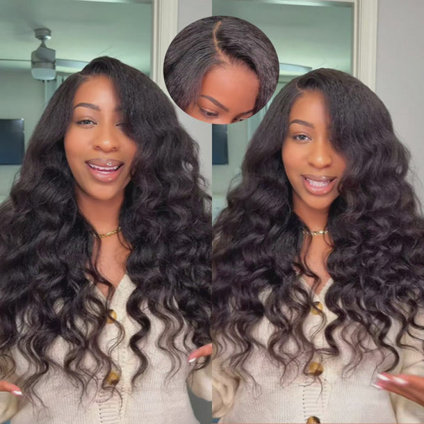 Kinky Body Wave 13x6 HD Lace Wig Video