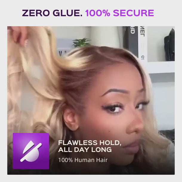 Blonde And Brown Ombre Glueless Wigs Zero Glue &autoplay