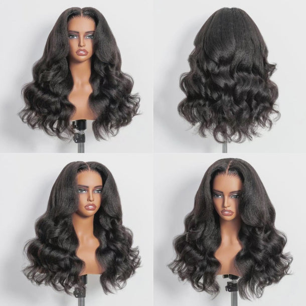 Kinky Body Wave HD Lace Wig 24Inch Video