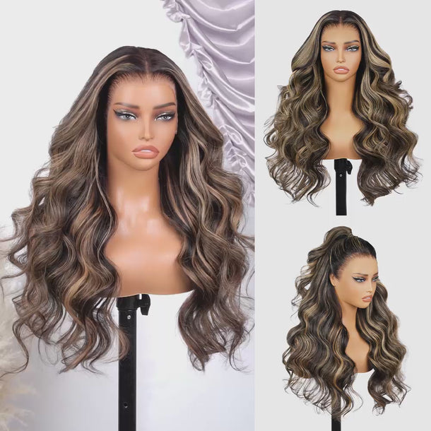 megalook balayage body wave Wig &autoplay