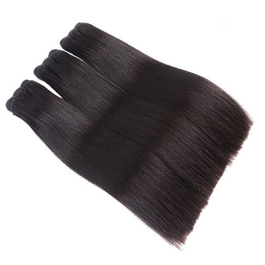 100% Unprocessed 15A Grade Straight Hair Extensions Double Drawn Top Quality Human Hair 3 Bundles Deal