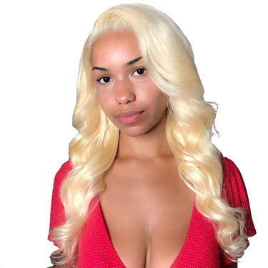 Megalook 13x4 Lace Front Wigs Honey Blonde 613 Body Wave Human Hair Wig